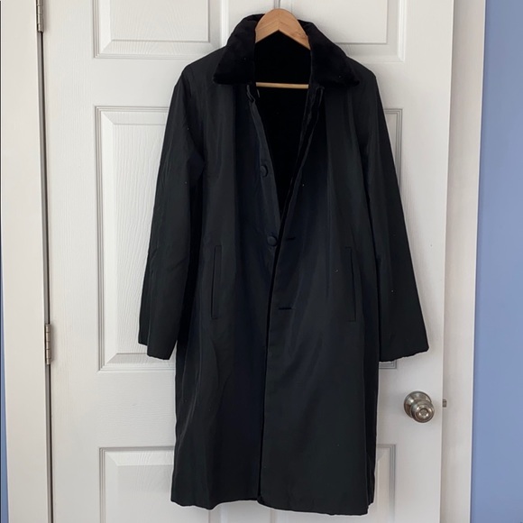 Neiman Marcus Faux Fur Reversible Coat - Picture 12 of 16